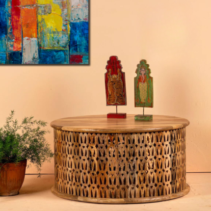 Linon Natural Wood Coffee Table