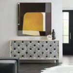 Deco Fan Bone Inlay Sideboard