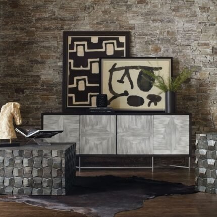 Fine Lines Bone Inlay Sideboard