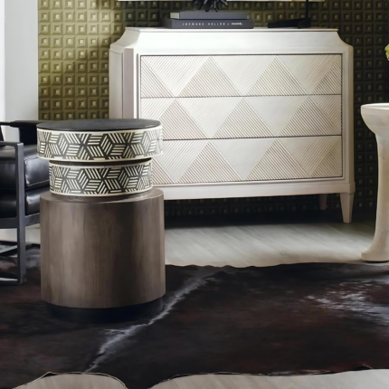 Jacobs Bone Inlay Side Table