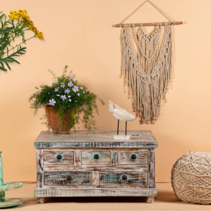 Antique Crafted Trunk Box