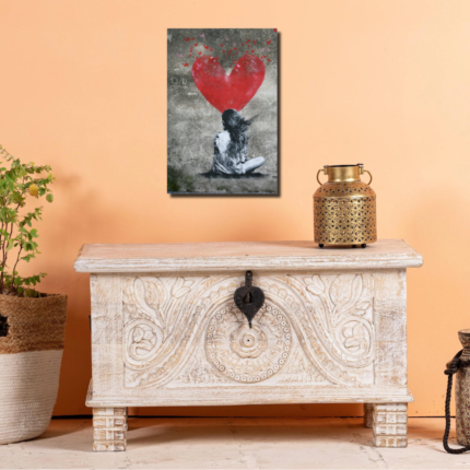 Hand Carved Trunk Box