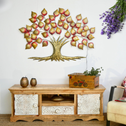 Hand Carved Osinta TV Cabinet