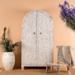 Antique White Wash Wardrobe