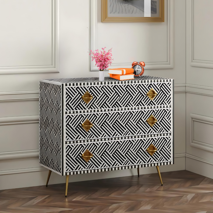 Geometric Chest of Drawers