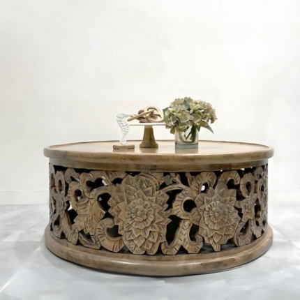 Wooden Round Coffee Table